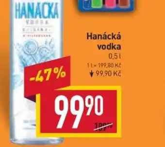 Billa Hanácká vodka 0,5L nabídka