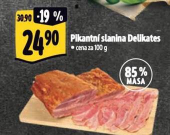 Albert Pikantní slanina Delikates nabídka