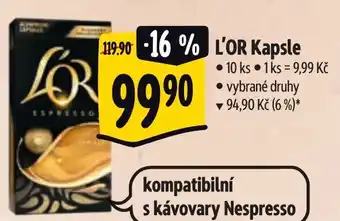 Albert L'OR Kapsle nabídka