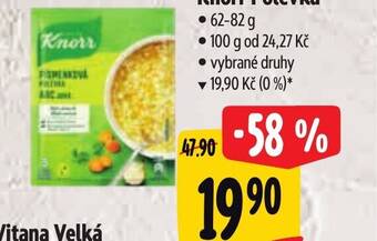 Albert Knorr Polévka nabídka
