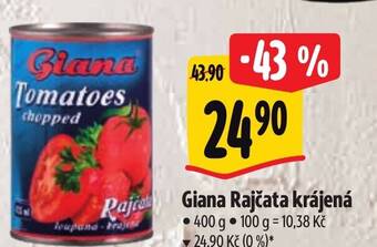 Albert Giana Rajčata krájená 400 g nabídka