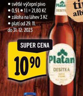 Albert Platan 10 nabídka
