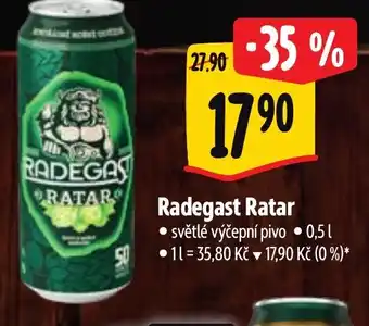Albert Radegast Ratar nabídka