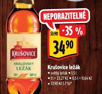 Albert Krušovice ležák nabídka