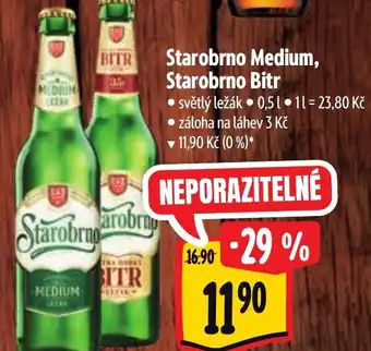 Albert Starobrno Medium, Starobrno Bitr nabídka
