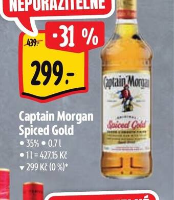 Albert Captain Morgan Spiced Gold nabídka