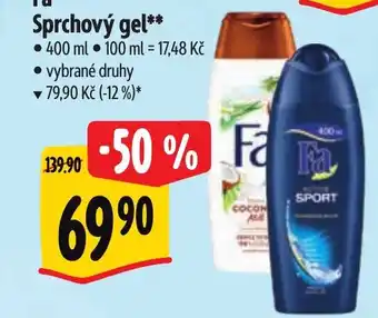 Albert Fa Sprchový gel nabídka