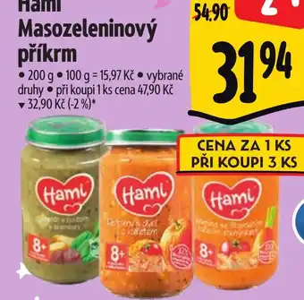 Albert Hami Masozeleninový příkrm nabídka