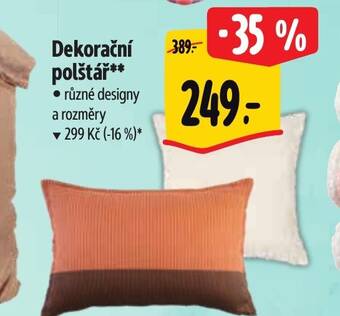 Albert Dekorační polštář nabídka