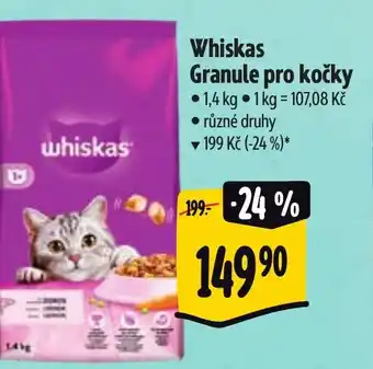 Albert Whiskas Granule pro kočky nabídka