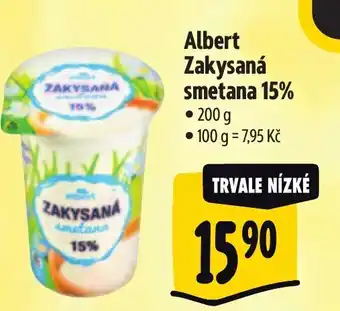 Albert Albert Zakysaná smetana 15% nabídka
