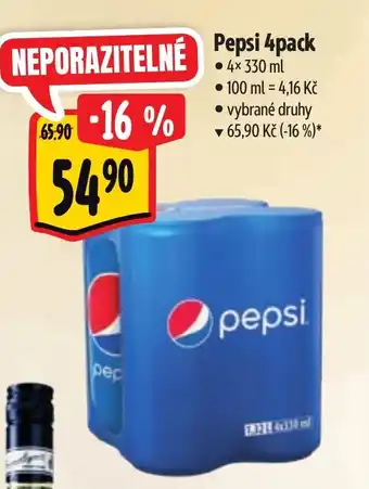 Albert Pepsi 4pack nabídka