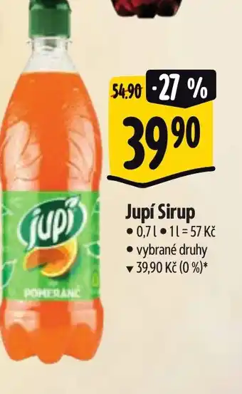 Albert Jupí Sirup nabídka