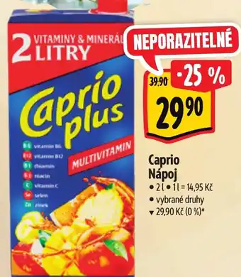 Albert Caprio Nápoj nabídka