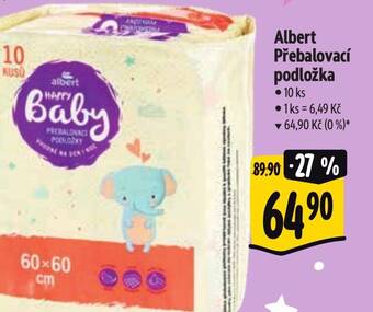 Albert Albert Přebalovací podložka nabídka