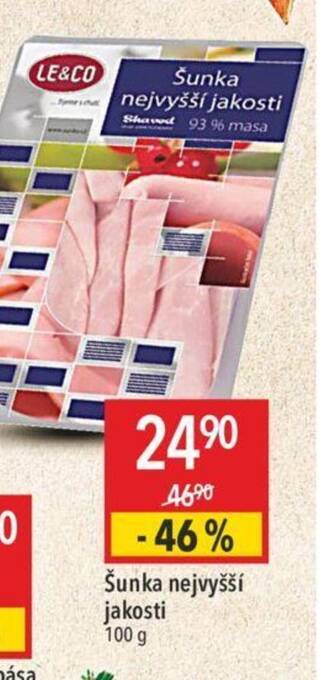 Globus Šunka nejvyšší jakosti nabídka