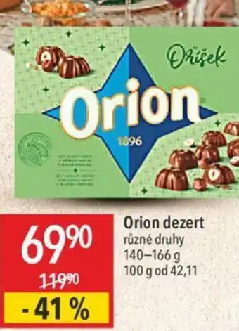 Globus Orion dezert nabídka