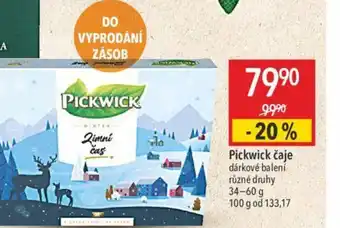 Globus Pickwick čaje nabídka