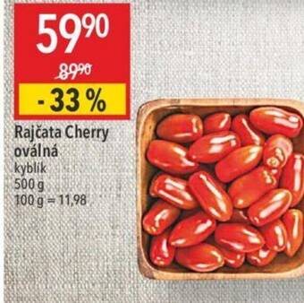 Globus Rajčata Cherry oválná nabídka
