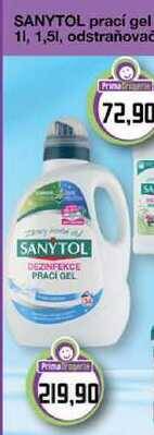 Prima Drogerie Sanytol prací gel 1,7l nabídka