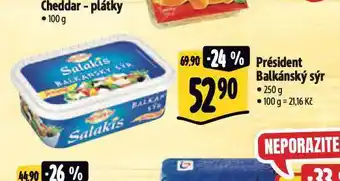 Albert Président balkánský sýr nabídka