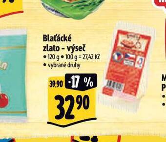 Albert Blaťácké zlato sýr nabídka