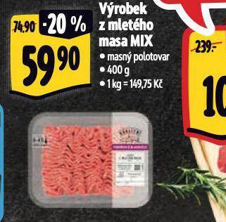 Albert Výrobek z mletého masa nabídka