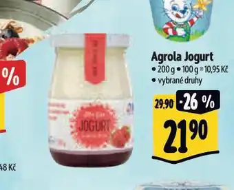 Albert Agrola jogurt nabídka