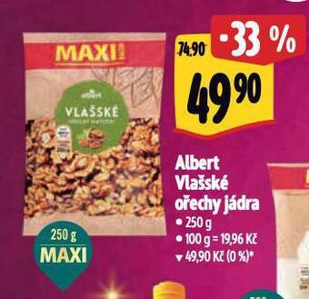 Albert Vlašské ořechy nabídka