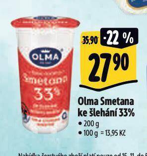 Albert Olma smetana ke šlehání nabídka