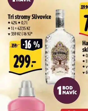 Albert Tri stromy slivovice nabídka