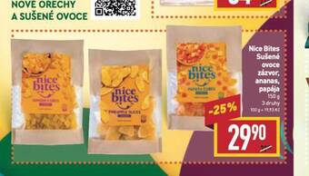 Billa Nice bites sušené ovoce zázvor, ananas, papája nabídka