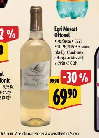 Albert Egri muscat ottonel nabídka