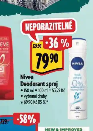 Albert Nivea deodorant nabídka