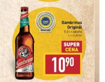 Billa Pivo gambrinus originál nabídka