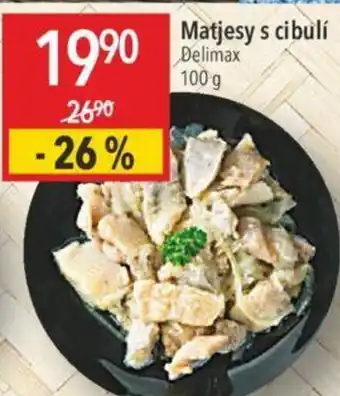 Globus Matjesy s cibulí nabídka