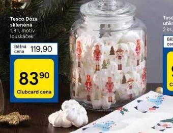 Tesco Dóza skleněná nabídka