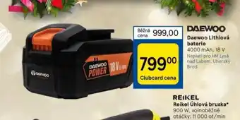 Tesco Daewoo lithiová baterie nabídka