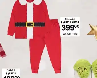 Dámské pyžamo santa