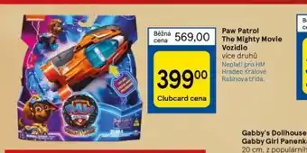 Tesco Paw patrol the mighty movie vozidlo nabídka