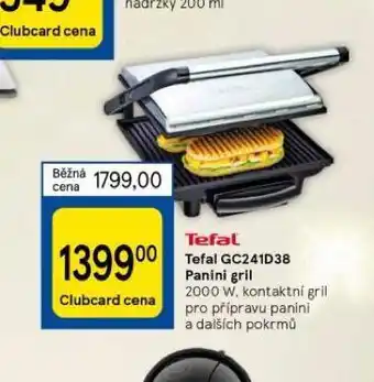 Tesco Panini gril tefal nabídka