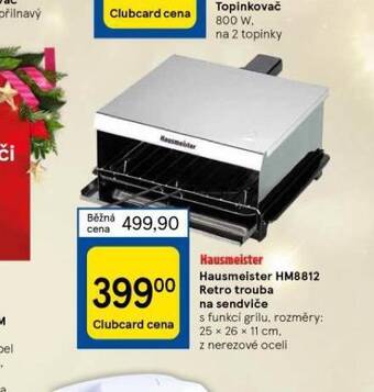 Tesco Retro trouba na sendviče nabídka