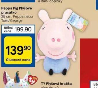Tesco Peppa pig plyšové prasátko nabídka
