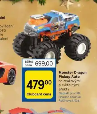 Tesco Monster dragon pickup auto nabídka