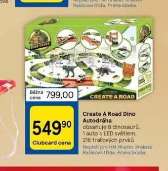 Tesco Create a road dino autodráha nabídka