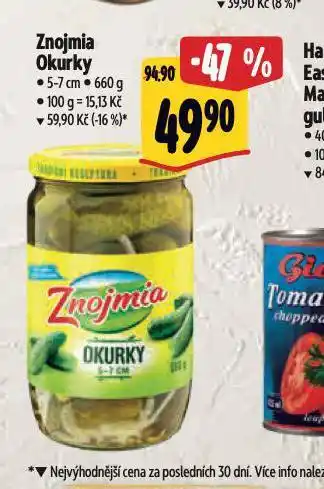 Albert Znojmia okurky nabídka
