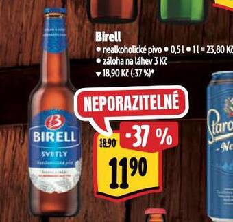 Albert Birell nealkoholické pivo nabídka