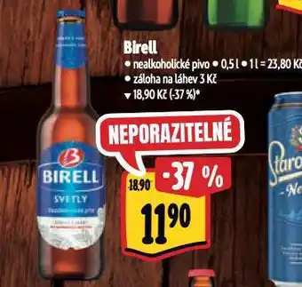 Albert Birell nealkoholické pivo nabídka