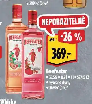 Albert Beefeater gin nabídka