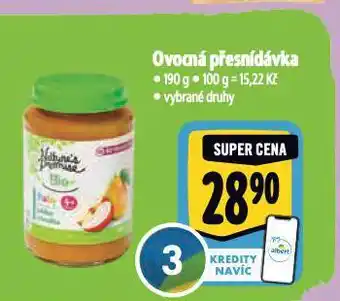 Albert Bio ovocné pyré nabídka